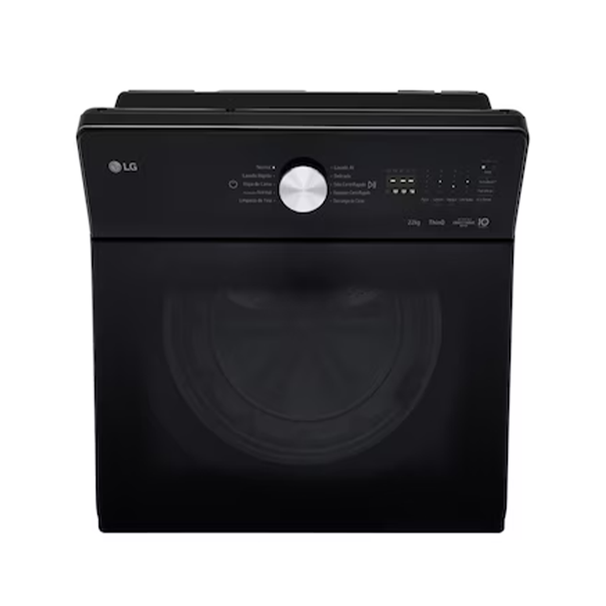 Lavadora LG Carga Superior 23Kg Negro AIDD EasyUnload - WT23NBTX6P
