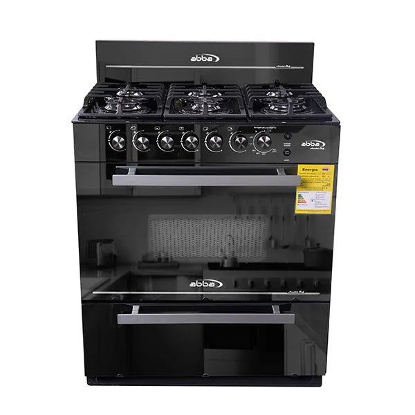 Estufa Abba 6Pts Con Horno a Gas RG803-3-EN-VIDRIO
