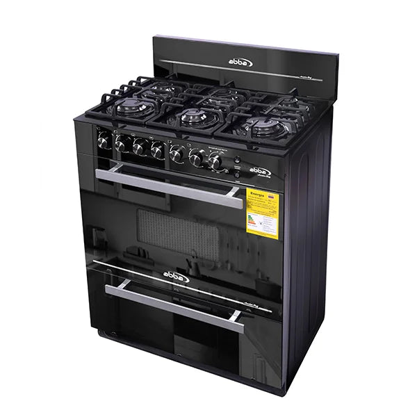 Estufa Abba 6Pts Con Horno a Gas RG803-3-EN-VIDRIO