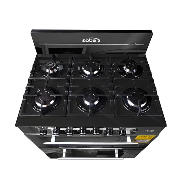 Estufa Abba 6Pts Con Horno a Gas RG803-3-EN-VIDRIO