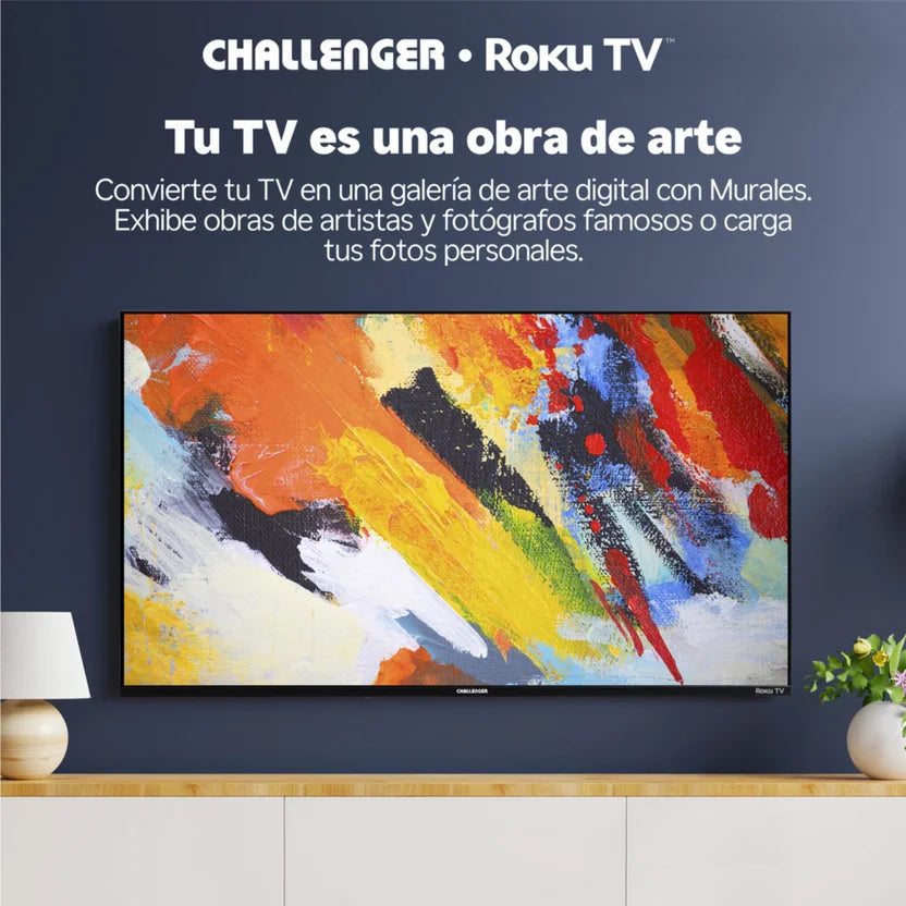 Televisor Challenger 55" UHD Roku Tv - 55CR11T2