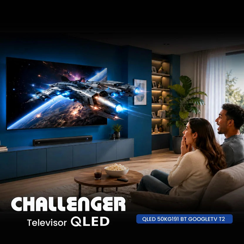 Televisor Challenger 50" Qled UHD 4K Google TV - 50KG191