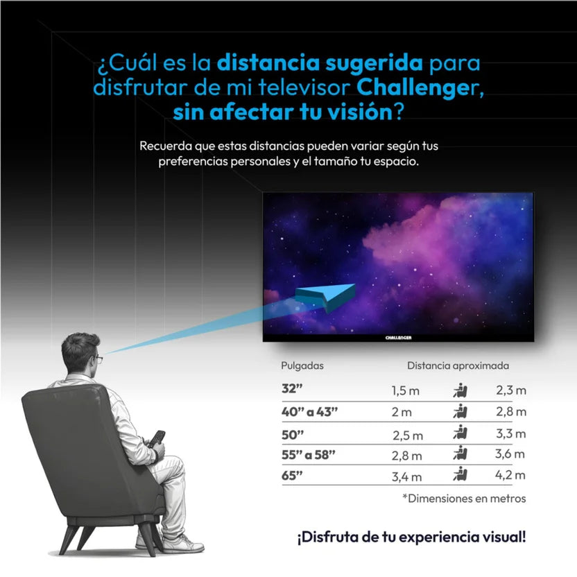 Televisor Challenger 55" UHD Roku Tv - 55CR11T2