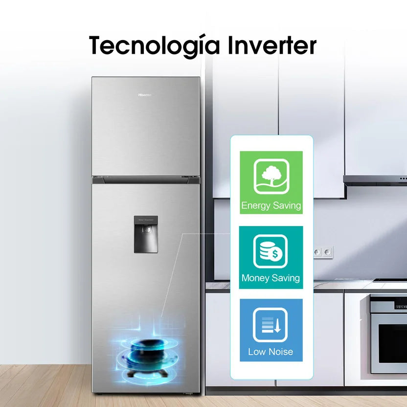 Nevera Hisense 248 Litros Top Mount Silver - RT1N250NMD