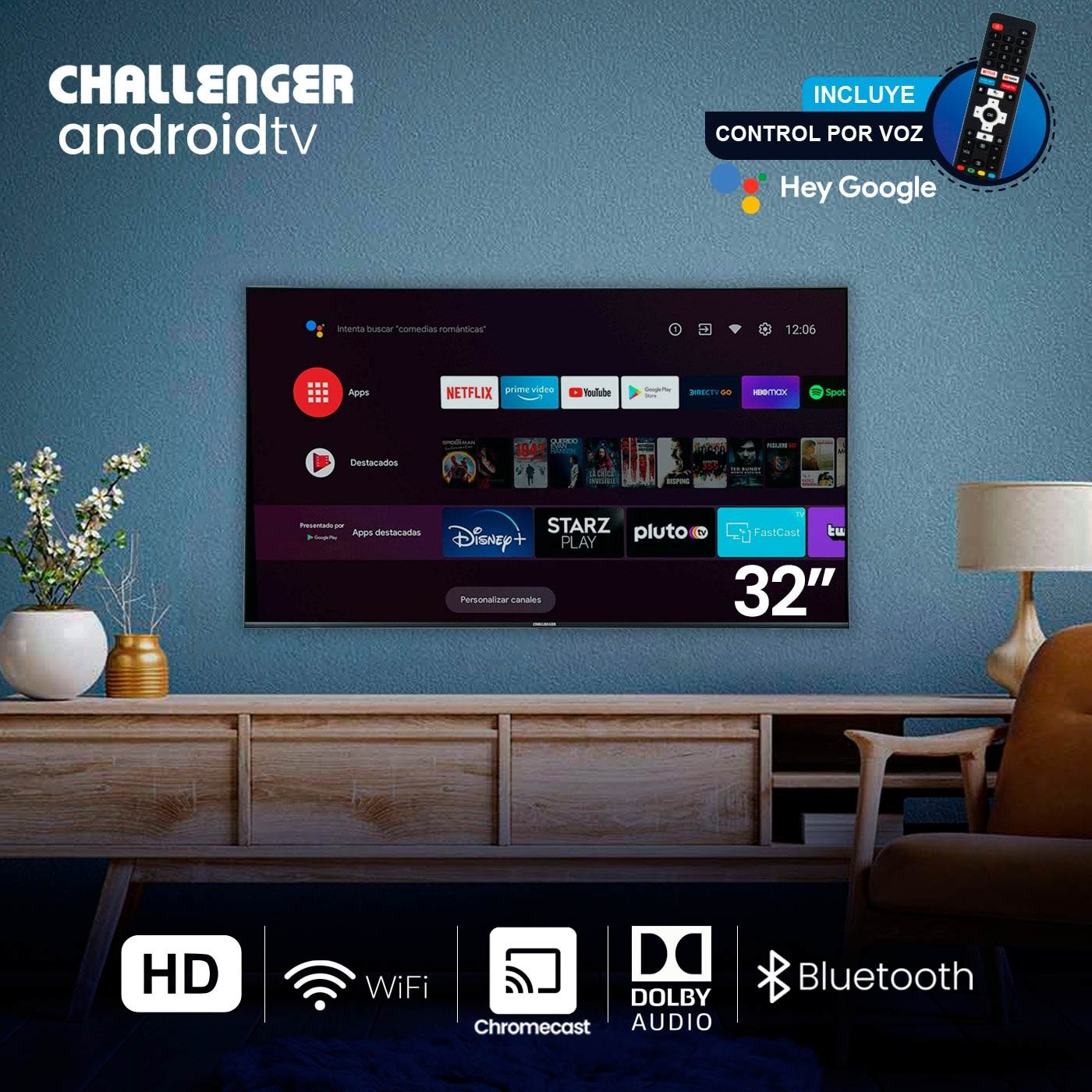 Televisor Android 40 Pulgadas FHD Smart TV Bluetooth - NetflixTV - LED  40LO69 BT ANDROID T2 - Electrodomésticos Hogar Innovar %