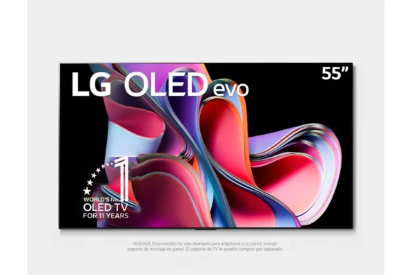 Televisor LG 55" OLED evo| 4K | Procesador AI α9 | Smart TV |Ultra delgado|Diseño de arte|Incluye Magic remote